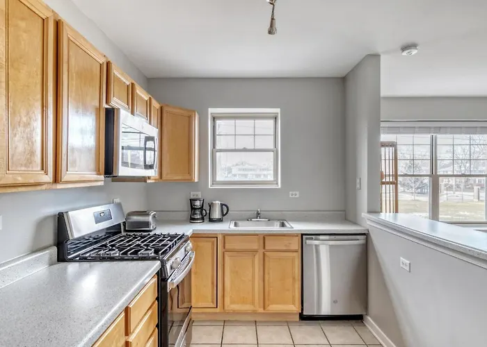 Apartamento 1br W Dishwasher Nr Nwestern Chi-521 Evanston